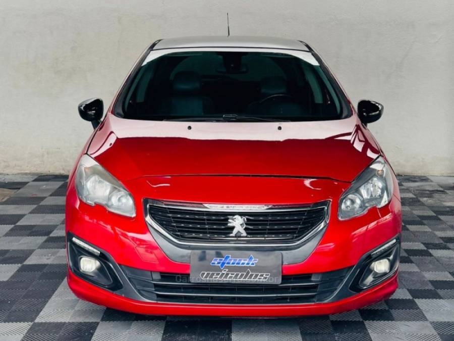 PEUGEOT - 308 - 2015/2016 - Vermelha - R$ 53.900,00