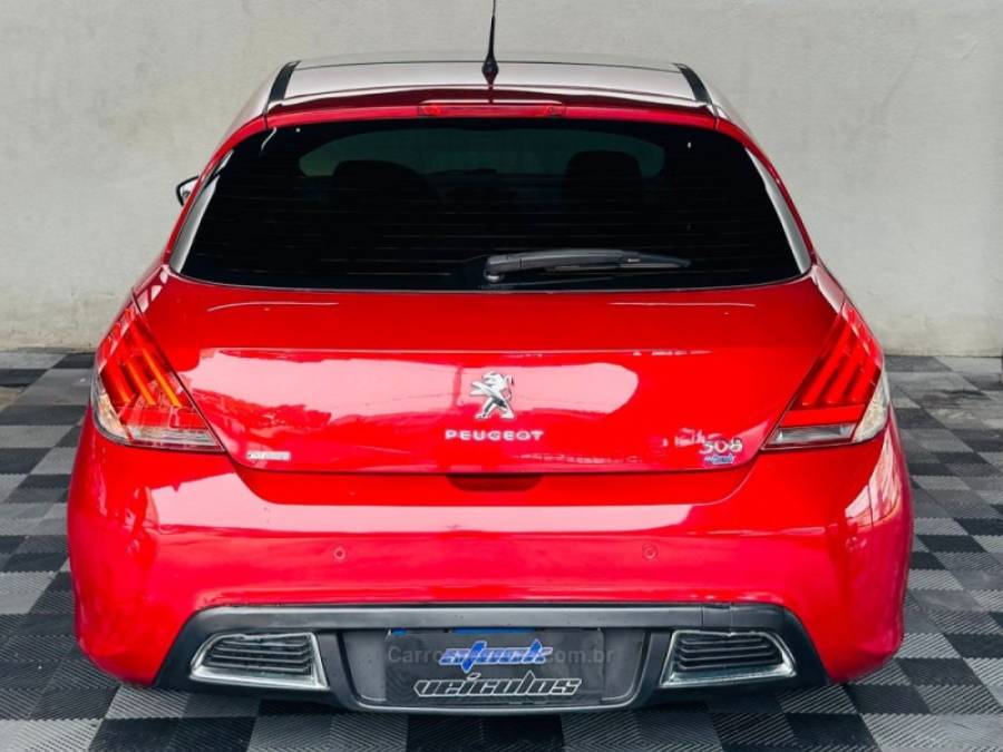 PEUGEOT - 308 - 2015/2016 - Vermelha - R$ 53.900,00