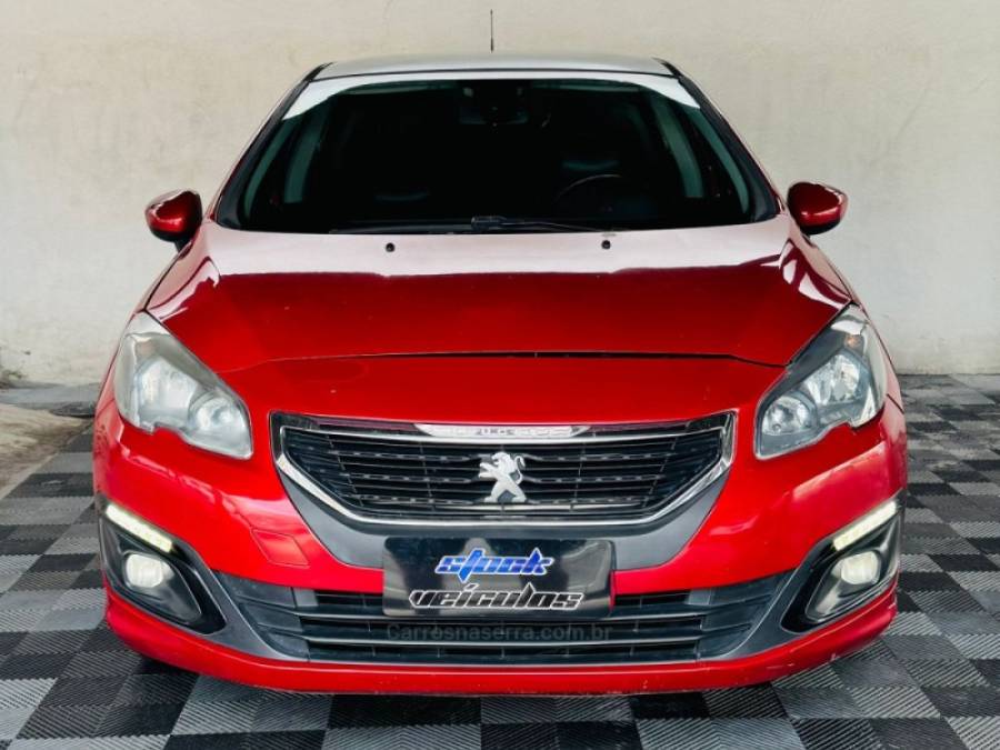 PEUGEOT - 308 - 2015/2016 - Vermelha - R$ 51.900,00